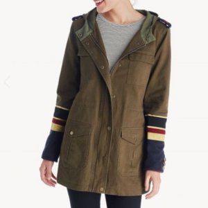 NWT Blank NYC Military Contrast Cuff Boot Camp Jacket S